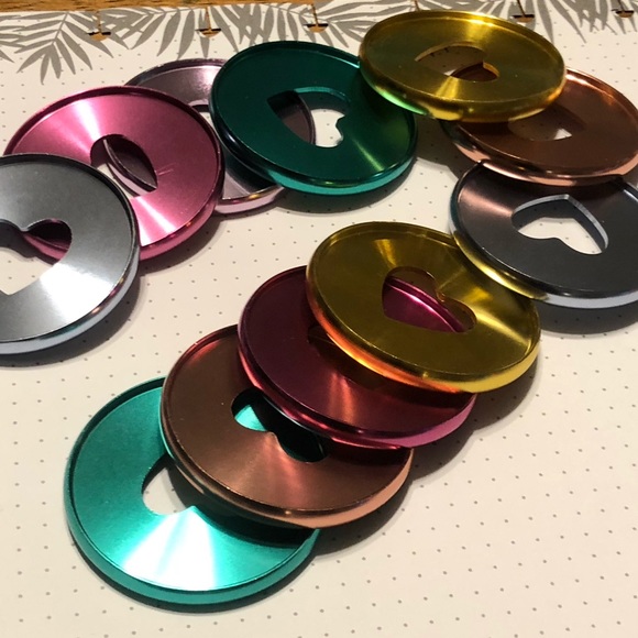 11 Metal rainbow 🌈 Expander discs - Picture 3 of 5